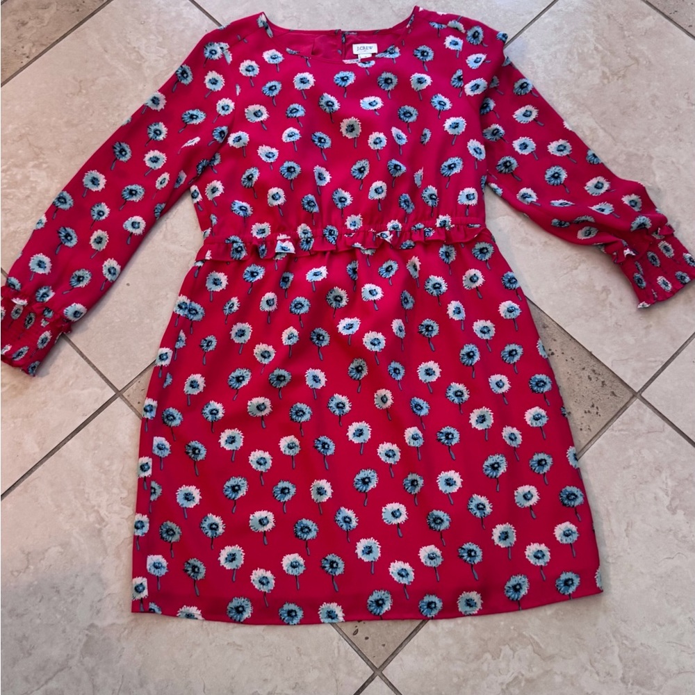J. Crew Pink Floral Woman’s Dress